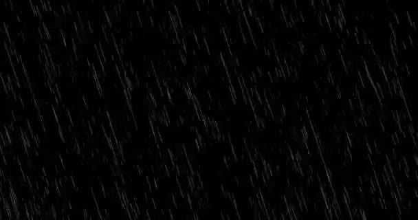 Lus van vallende regen achtergrond — Stockvideo