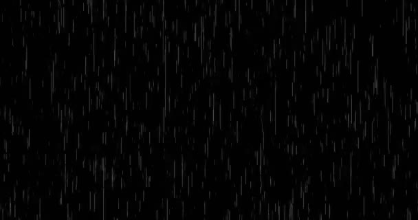 Loop falling rain background — Stock Video