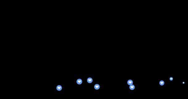 Abstract als pictogrammen bewegings-achtergrond — Stockvideo