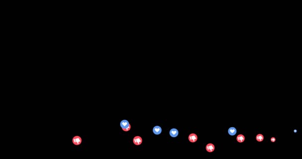 Abstrait comme icônes mouvement arrière-plan — Video