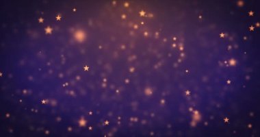 Güzellik yıldız parçacıklar hareket döngü