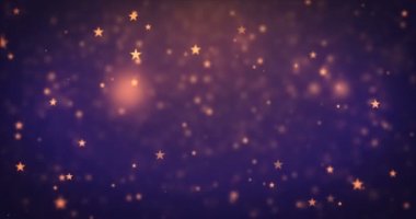 Güzellik yıldız parçacıklar hareket döngü