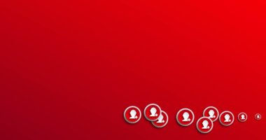 animasyon modern soyut izleyin simgeler hareketli arka plan.