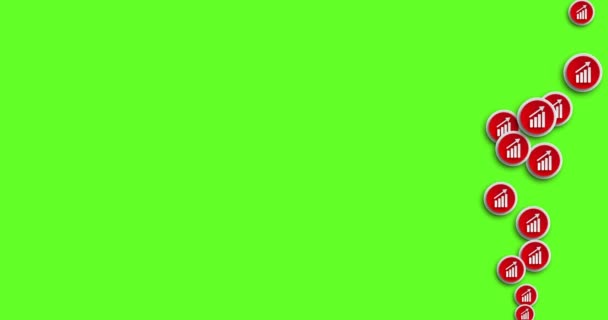 animation moderne abstrait graphique icônes mouvement arrière-plan .