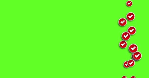 animation abstraite moderne ok icônes mouvement fond .