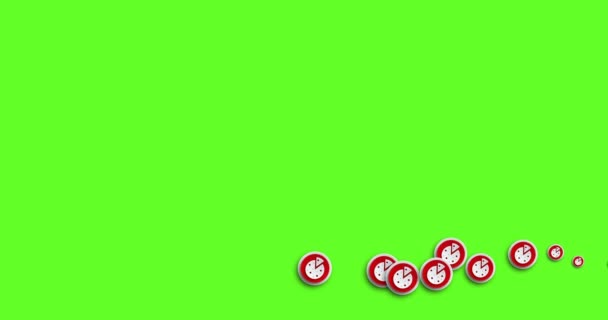 animation moderne abstraite pizza icônes mouvement fond .