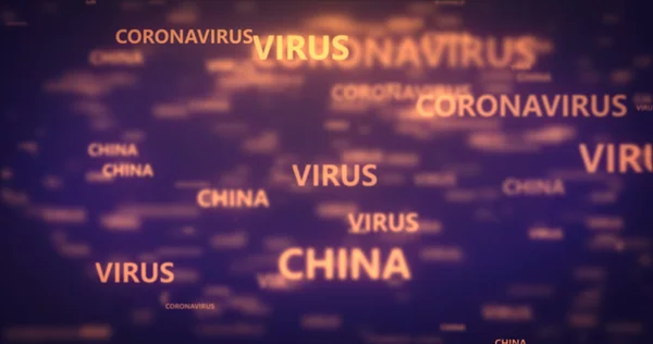 Coronavirus COVID-19 novel coronavirus concept motion background. — Stockfoto