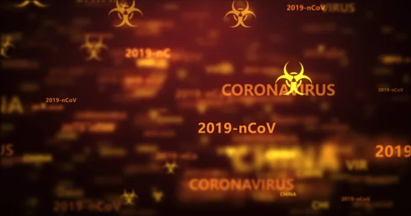 Coronavirus COVID-19 novel coronavirus concept motion background. — стокове фото