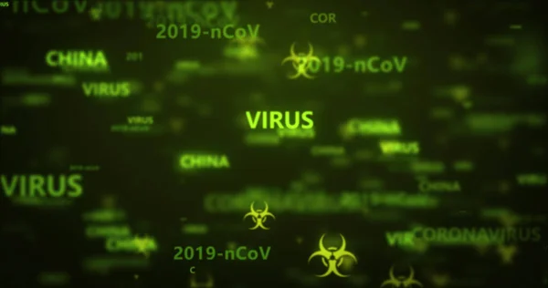 Коронавирус COVID-19 новый концепт коронавируса фон движения . — стоковое фото