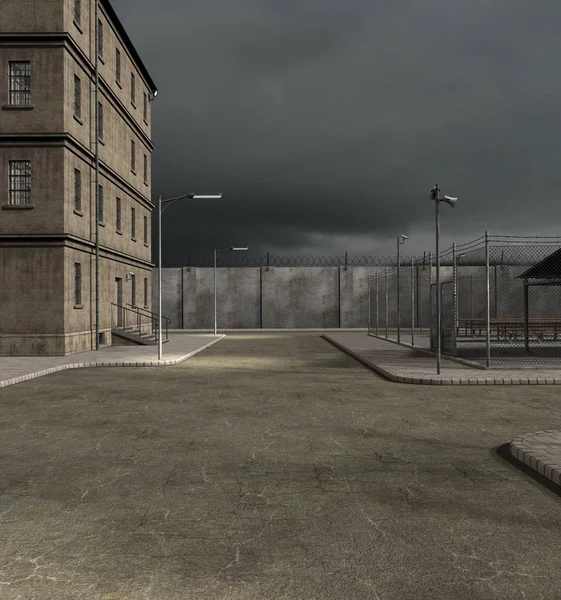Illustration Prison Gate — ストック写真