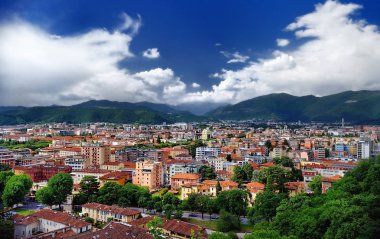 Şehir, Brescia - görünümünden Brescia kale (kale)