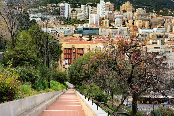 摩纳哥的城市景观 Cote Azur 法国河流A — 图库照片