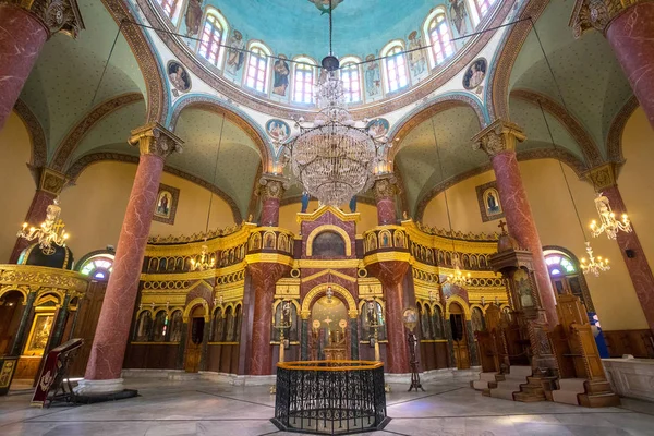 Detalles interiores de la iglesia de San Jorge, en Egipto — Foto de Stock