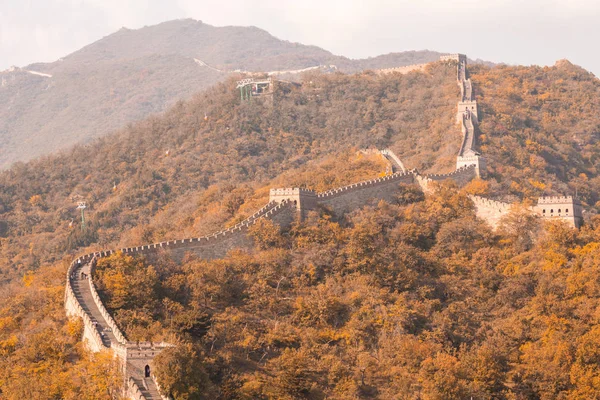 Grande Muraille de Chine en automne — Photo