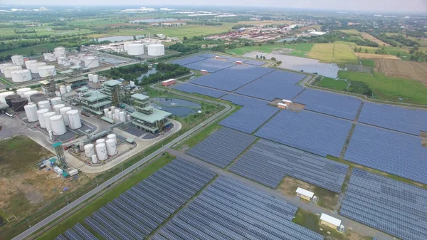 Solar cell farm — Stock Photo, Image