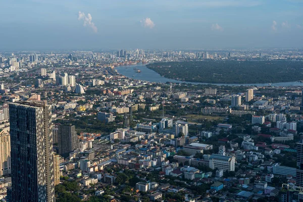 Vista aérea de la ciudad de Bangkok — Foto de Stock