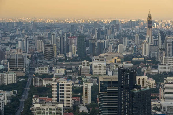 バンコク市内の空撮 — ストック写真