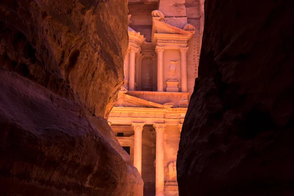 The Treasury of Petra city, Jordan Stock Picture