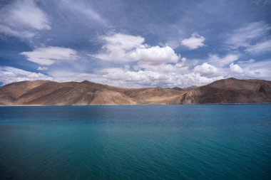 Leh'deki Pangong Gölü, Ladakh, Hindistan