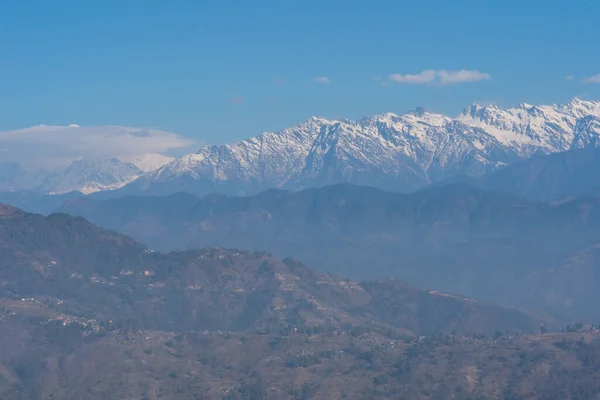 Ιμαλάια Βουνά Στα Σύννεφα Στο Νεπάλ — Φωτογραφία Αρχείου