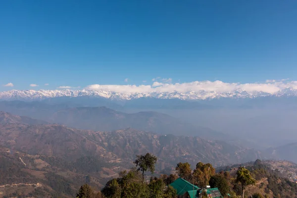 尼泊尔纳加尔科特村景观 — 图库照片