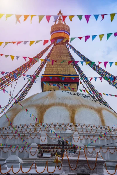 Ступа Boudhanath Долини Катманду Непал — стокове фото