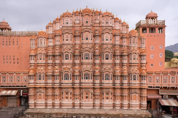 Pałac Hawa Mahal Lub Pałac Wiatrów Mieście Jaipur Rajasthan Indie — Zdjęcie stockowe