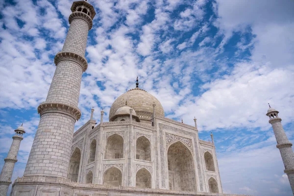 Vista Mattutina Del Monumento Taj Mahal Agra India — Foto Stock