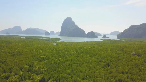 Vacker Utsikt Över Phang Nga Bay Samed Nang Chee Viewpoint — Stockfoto