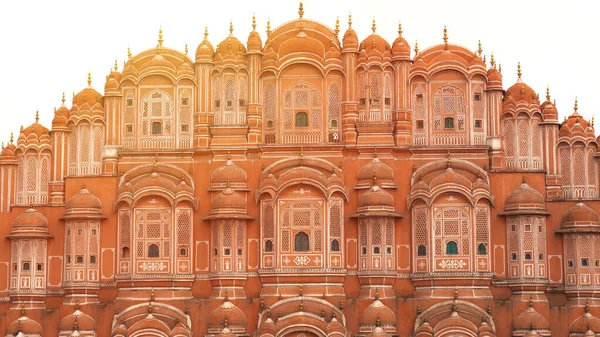 Pałac Hawa Mahal Lub Pałac Wiatrów Mieście Jaipur Rajasthan Indie — Zdjęcie stockowe