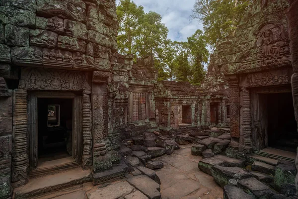 Antiguo Templo Prasat Prohm Siem Cosechar Camboya — Foto de Stock