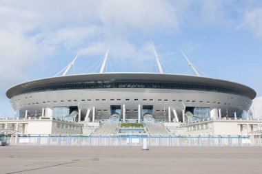dünyada en pahalı, 2018 Dünya Kupası Stadyumu Zenit arena. Saint-Petersburg, Rusya Federasyonu.