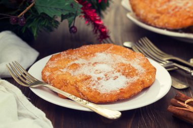 Tipik Portekiz kurabiyeleri Filhos