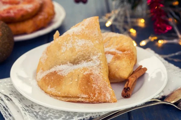 Portekizce Noel kurabiyeleri plaka üzerinde