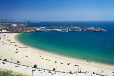 Beach city Sines, Algarve, Portekiz