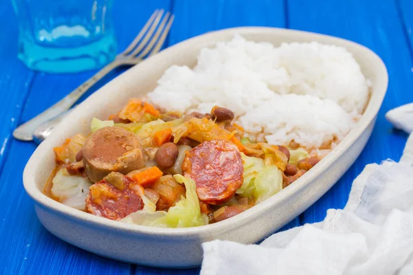 tipik Portekizce çanak feijoada