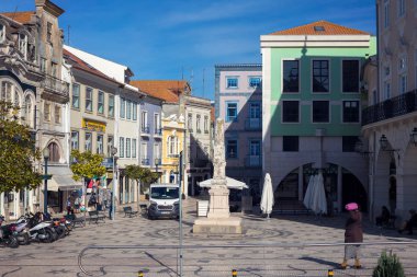 AVEIRO, PORTUGAL - NOVEMBER 21, 2017: Rua Domingos Carrancho