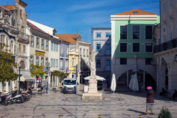 AVEIRO, PORTUGAL - 21 DE NOVIEMBRE DE 2017: Rua Domingos Carrancho — Foto de Stock