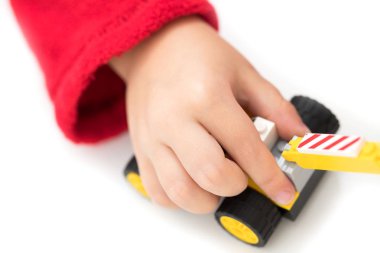 çocuklar el inşaat ile oynamak