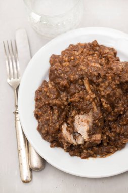 tavşan yemek'ile pirinç 