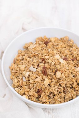 tahıllar ile fındık ve kuru meyve büyük kase