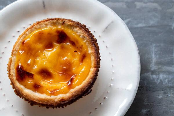 typical portuguese sweets pastel de nata 