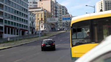 LISBON, PORTUGAL - 11 Ağustos 2019: Lizbon şehrinin görüntüleri