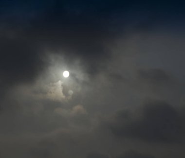 Bulutlu gökyüzü güneş Parlatıcı 