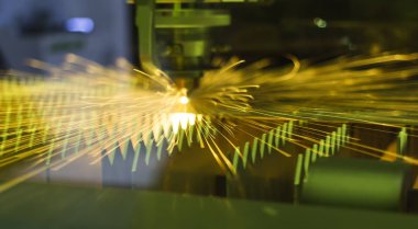  parlak çelik metal kesme Cnc endüstriyel lazer kıvılcım
