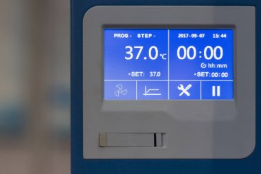 Kuluçka makinesine laboratuvar kontrol paneli