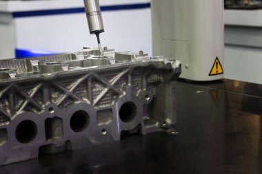 Headcylinder alüminyum boyut Cmm tarafından kontrol 
