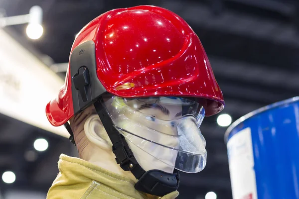 mannequins with fire fighting suit