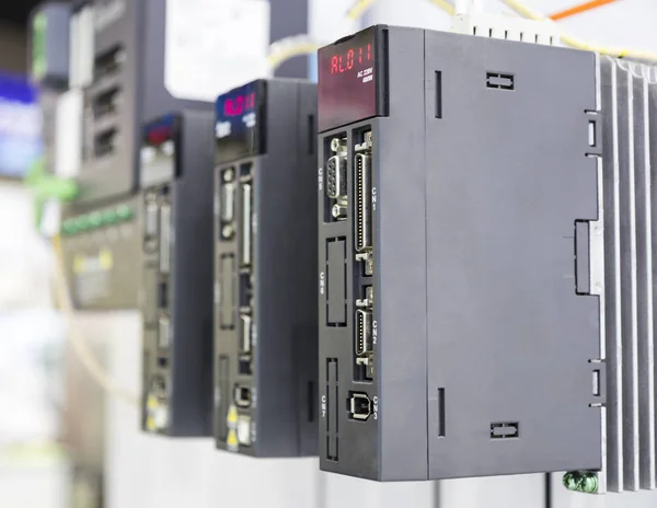 工业机械用 Plc 控制器 — 图库照片