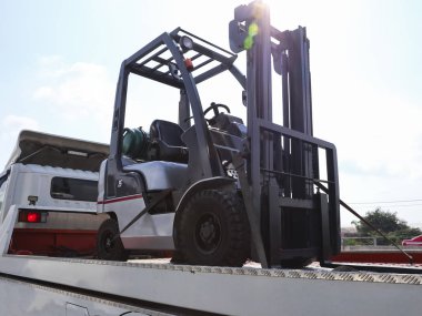 forklift kamyon kamyon taşınan 